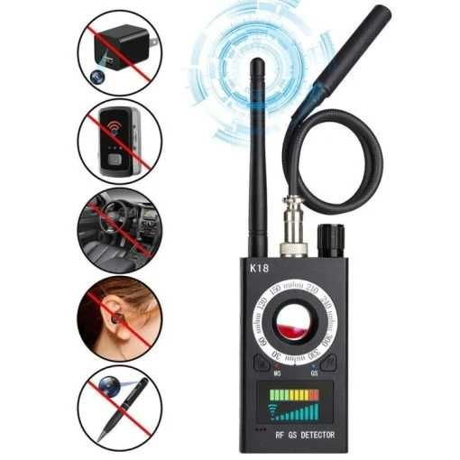 Detector Aparate Spionaj Techstar K18, Profesional, Detecteaza Camere