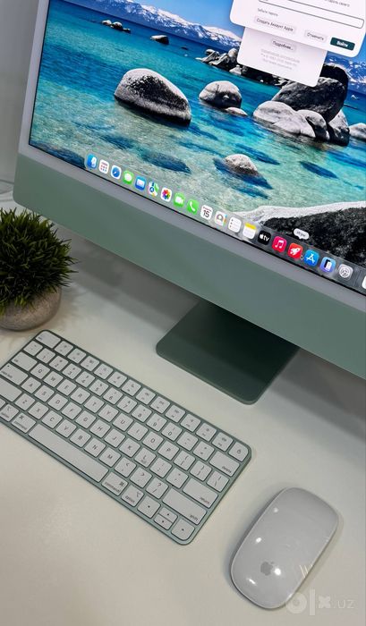 как новый iMac 24 m4 8CPU/ 16Gb / 8GPU/ 256Gb Green