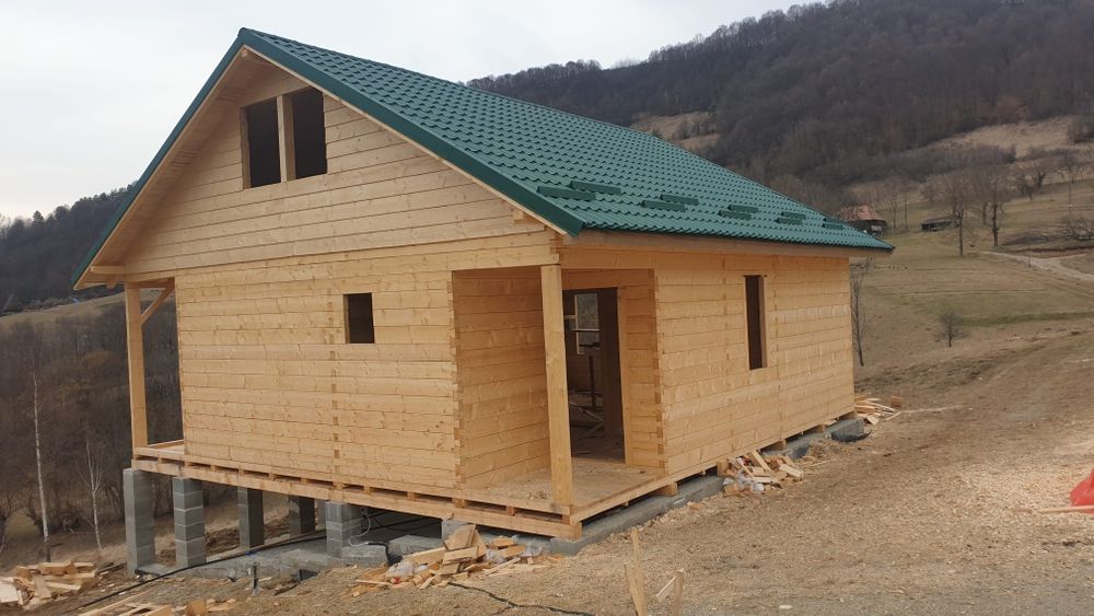 case si cabane lemn