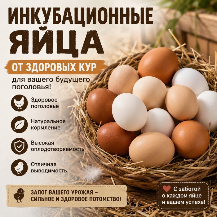 Продам инкубационные яйца.