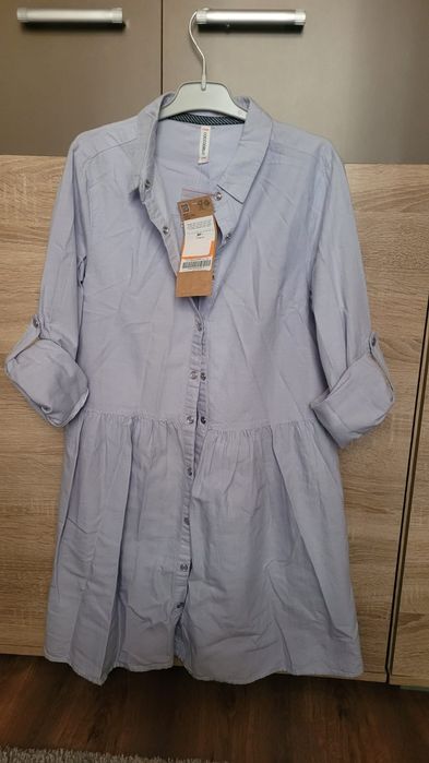 Rochie cămașă cu eticheta