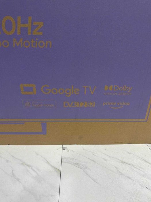 Телевизор ZIFFLER 85 4K QLED 120Hz GoogleTV  голосовое управления есть