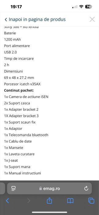 Camera  video Viran V9