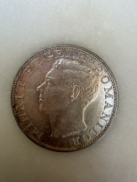 Moneda Argint 500 Lei 1944 - Regele Mihai I (Stoc: 100 bucăți)