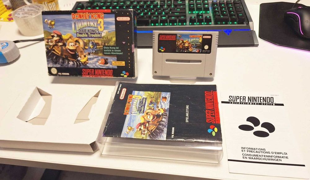 Joc Retro Donkey Kong Country 3 pentru Snes, Super Nintendo, Jucarii