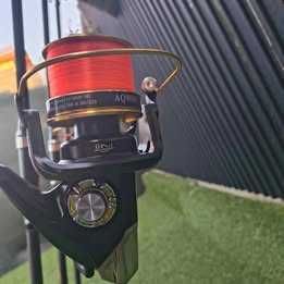 Set 4 Lansete Crap 3.0m 3.75 LBS 3 tronsoane  + 4 Mulinete AQUASITE