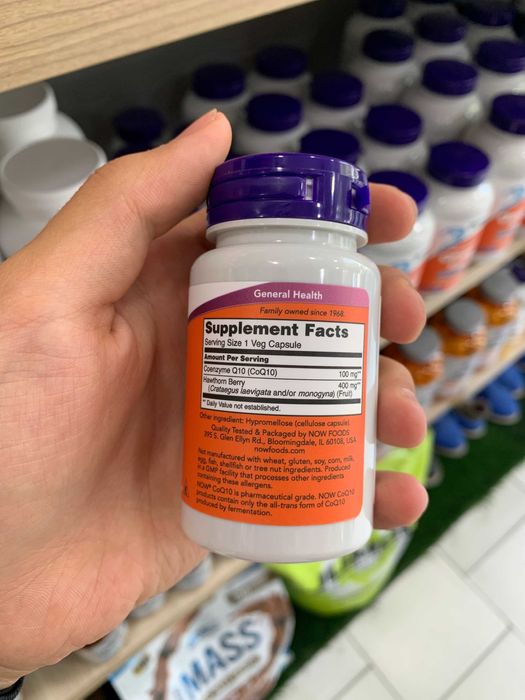 Now CoQ 10 100 mg 30 капсул