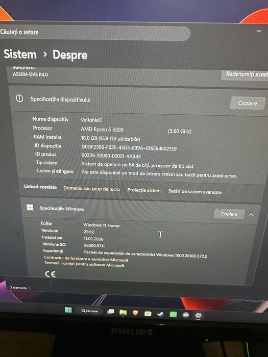 PC gaming Ryzen 5 5500 + GTX 1660 SUPER 6GB + MONITOR PHILIPS