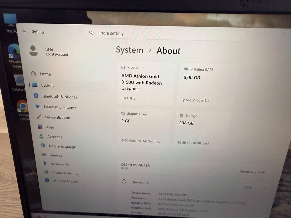 Lenovo Ideapad 3 15 Amd Athlon Gold