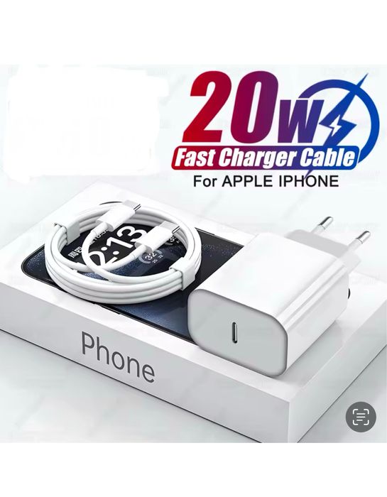 Iphone 11/12/13/14/15/16/PRO MAX Incarcator Fast 20W/35W Adaptor Cablu
