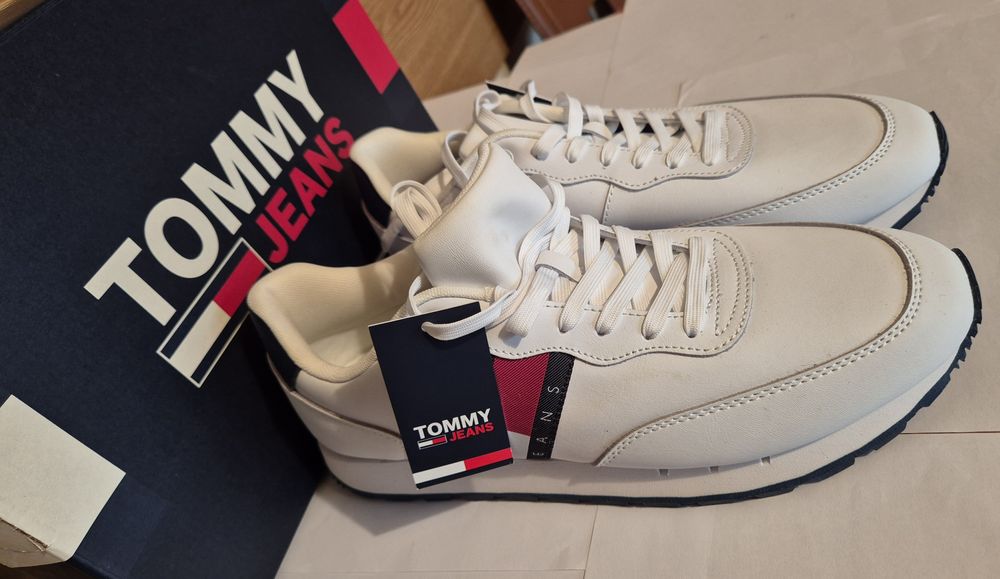 Sneakers noi piele naturală Tommy Jeans M44