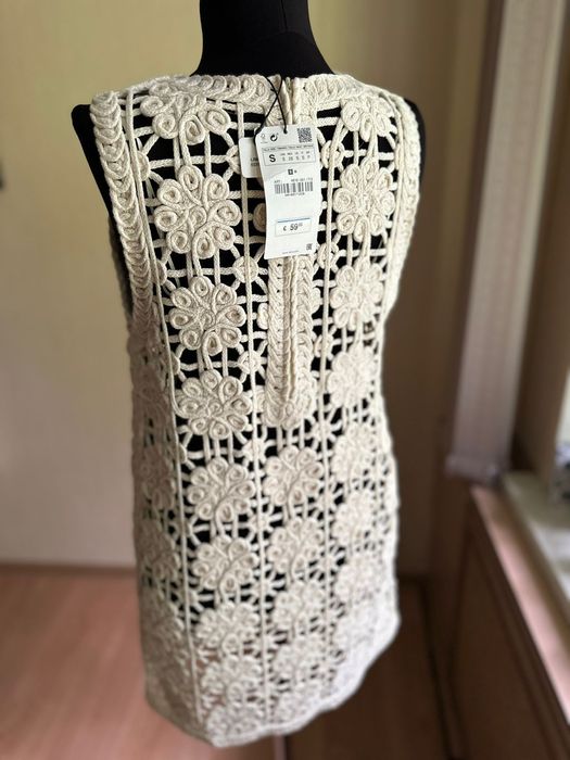 Платье макраме Zara