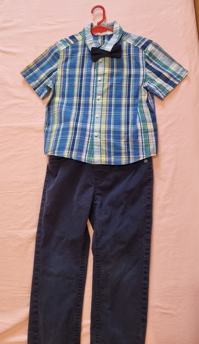 Риза с папийонка H&M и панталони