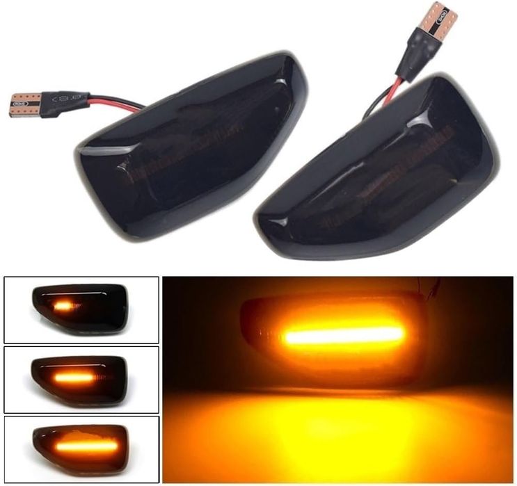 Set lămpi semnalizari led dinamice Dacia Logan Duster Sandero 2
