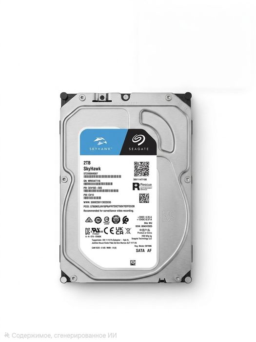 HDD Seagate SkyHawk  2Tb и HDD Western Digital Purple 2Tb