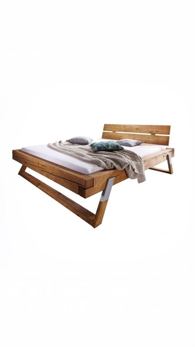 Cadru pat lemn masiv-140/200 cm
