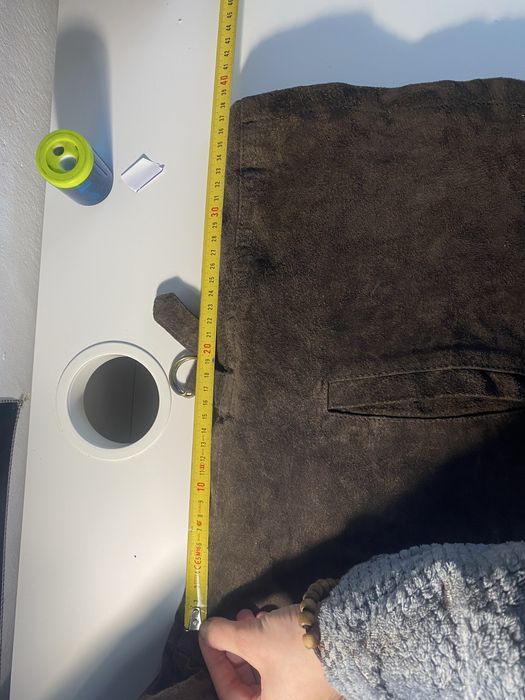 Geaca/Jacheta din piele intoarsa pentru barbati