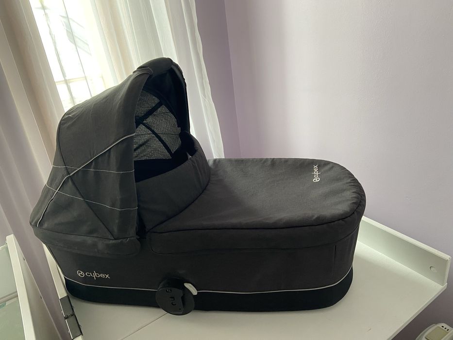 Кош за новородено / зимен кош Cybex Balios S, цвят lava stone