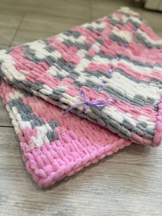 Детское одеяло из Alize puffy