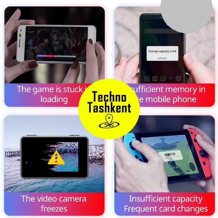 Флешка Lexar 32/64/128GB A1, V30, 4K, 100Mb/s microSDXC UHS-I card