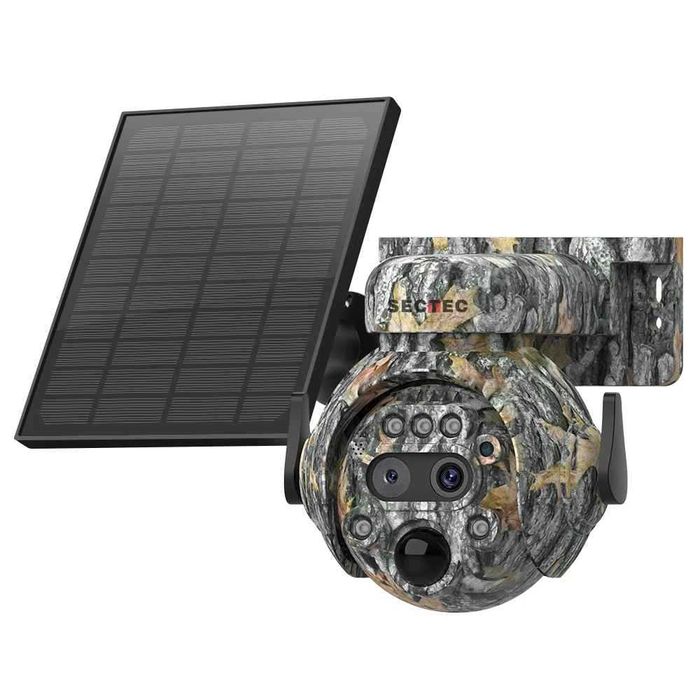 6MP Соларна камера за наблюдение, инфрачервена технология, 4G PIR IP66