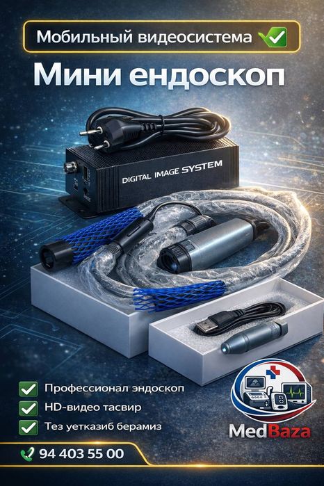 Mini endoskop / Мобильная видеосистема / HD video tasvir