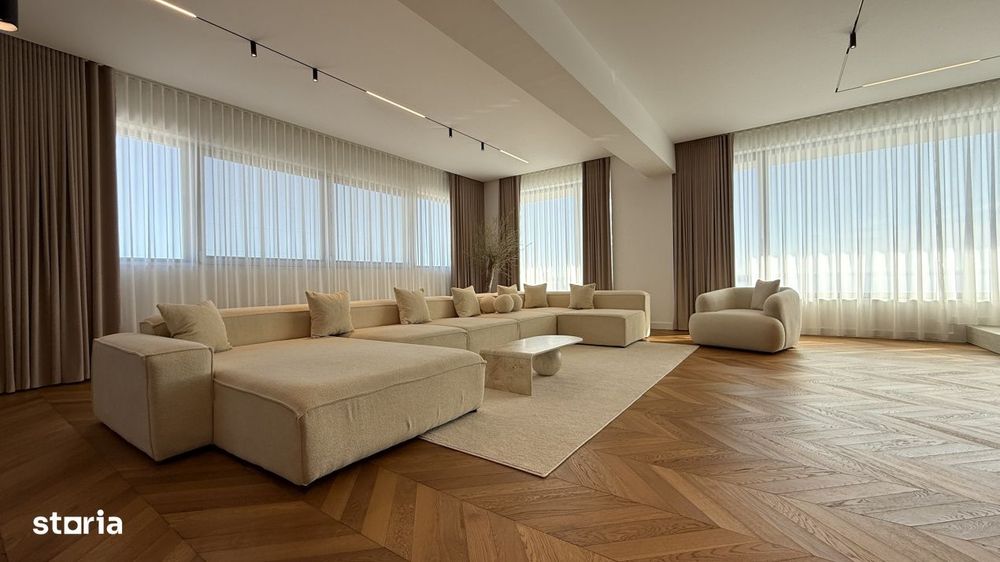 Penthouse pe bune, 5 camere, vedere la Mare si la Lac, 5 parcari subte