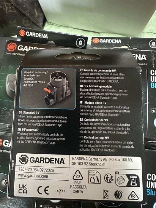 Gardena control unit 9v bluetooth