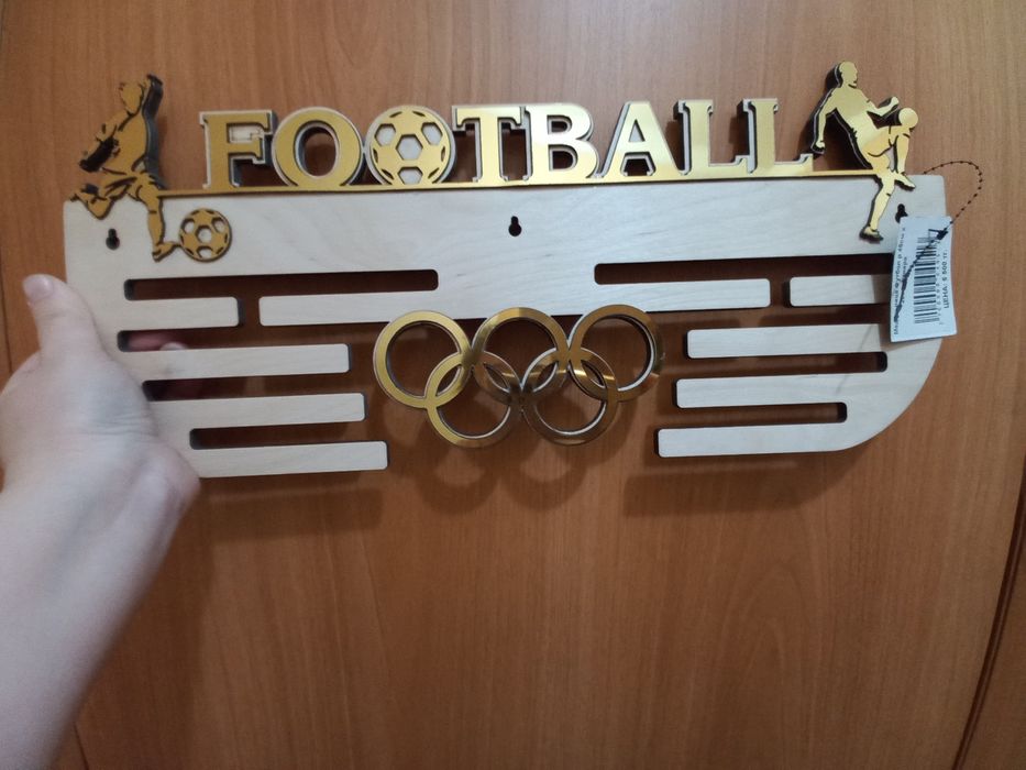 Медальница для футболиста