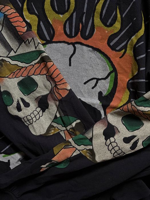 Ed Hardy Skull longsleeve блуза xl