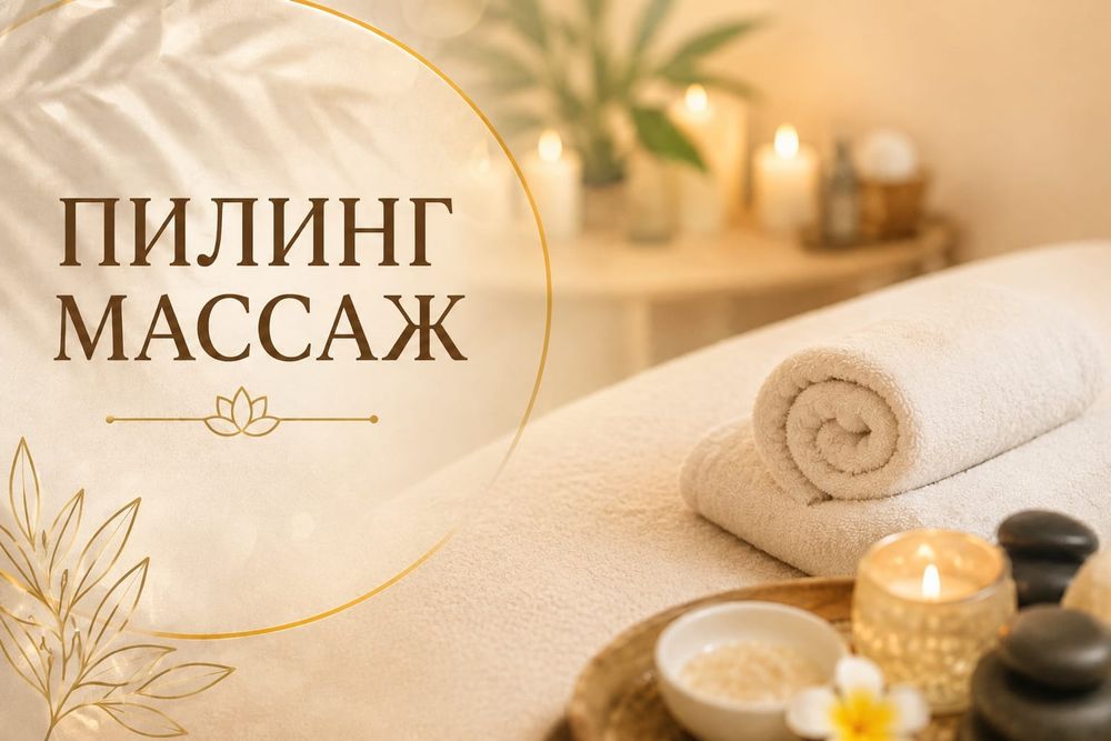 Массаж пилинг с выездом