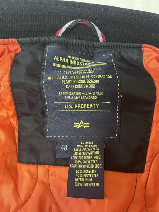 Бомбер Alpha industries демисезонный