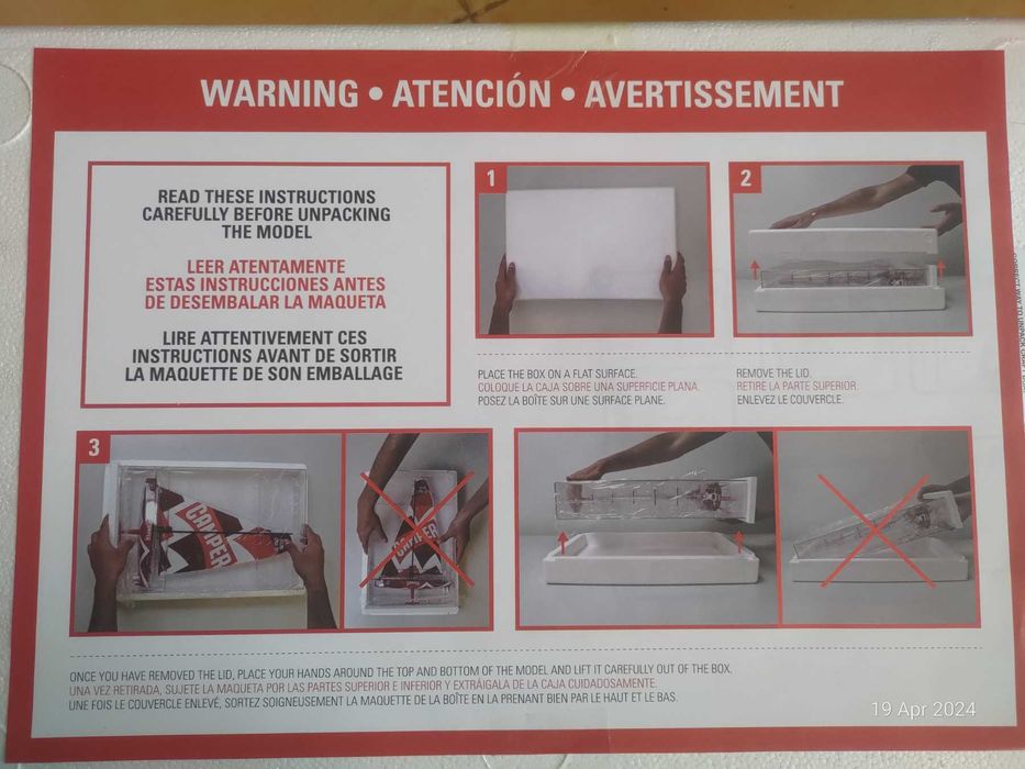 Рядък макет на ветроходна яхта „Camper“ – Volvo Ocean Race 2011-2012