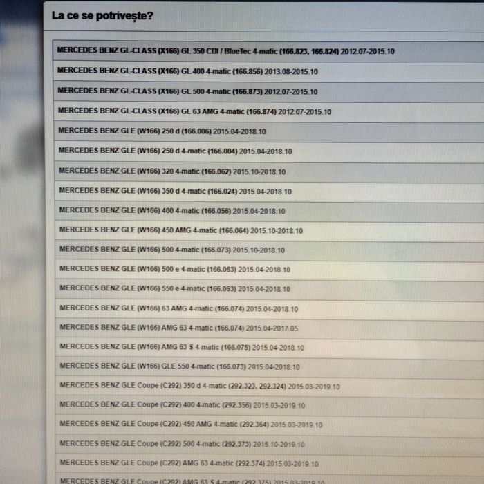 Compresor perne suspensie Mercedes ML GL tva inclus