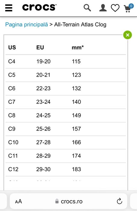 Crocs copii c6 si c5 papuci