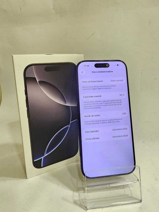 Apple, iPhone 16 Pro, 128GB,Baterie92% /Fin X Amanet cod 115065