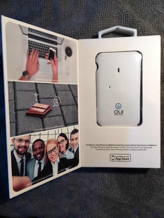 Adaptor dual-sim cu bluetooth pentru IPhone
