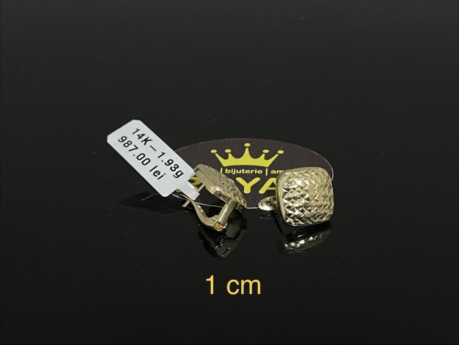 Bijuteria Royal CB : Cercei dama aur nou 14k 1,93gr