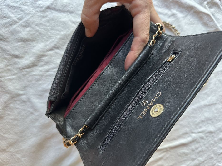 чанта chanel woc естествена кожа