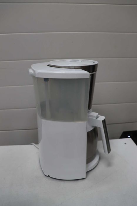 Melitta Look Therm Timer - Кафемашина за капково кафе - с термос - функция таймер - спиране на прокапването - 10 чаши - бяла (1011-15)