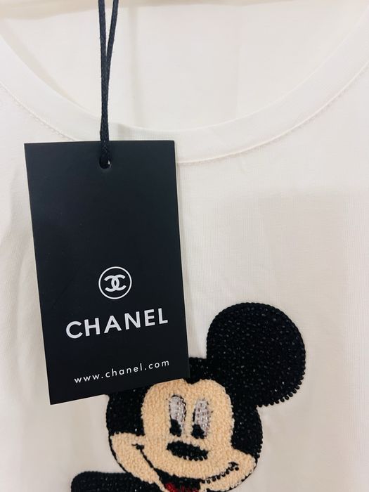 Tricou Chanel cu mickey mouse
