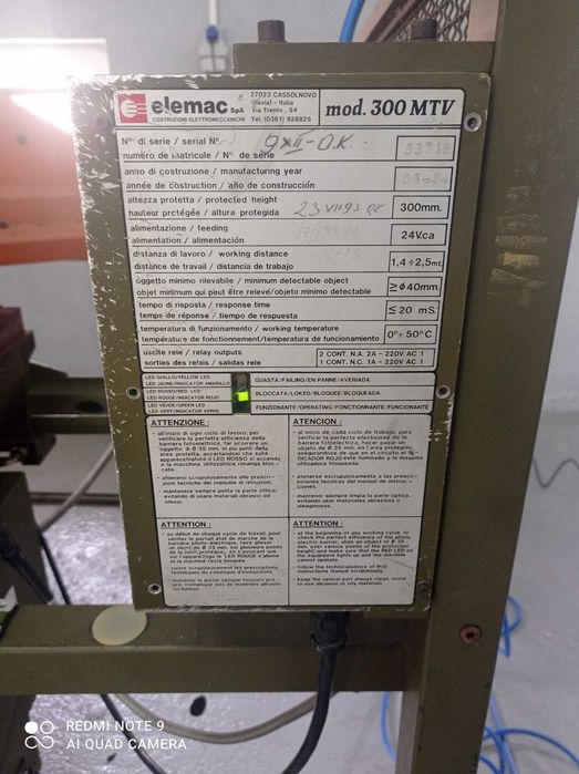 Автоматична щанц преса АТОМ G999 raf, за рязане на кожи, дунапрени др.