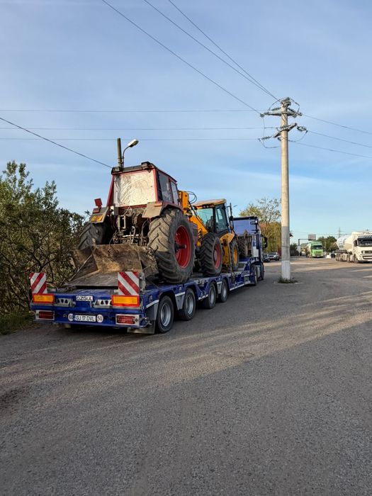 Transport utilaje inchiriez trailer/platforma