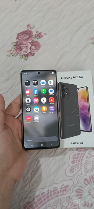 Samsung Galaxy A73 5G 8+8/256GB Igravoy Original Karobka Holati Yaxshi