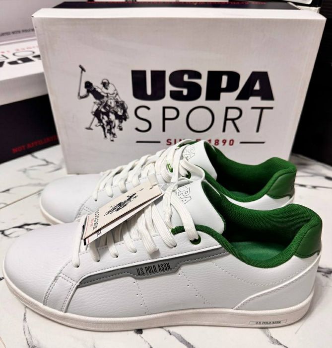 Белые кеды U.S. Polo Assn. — стиль, который всегда в моде!