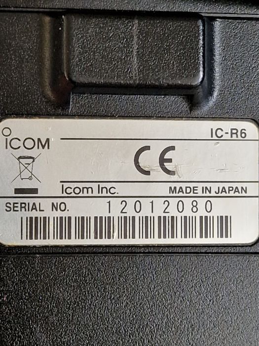 Scanner radio profesional i-Com IC R6, Japonia