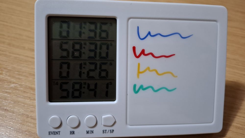 Cronometru digital pescuit