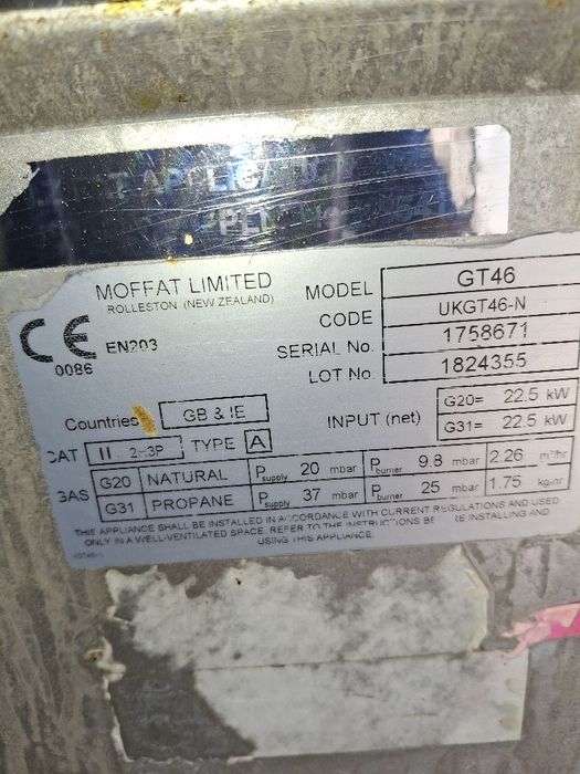 Фритюрник професионален на газ BLUE SEAL