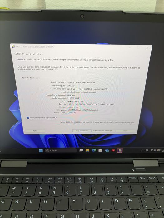 Lenovo Thinkpad X1 *Tic Tac Amanet*