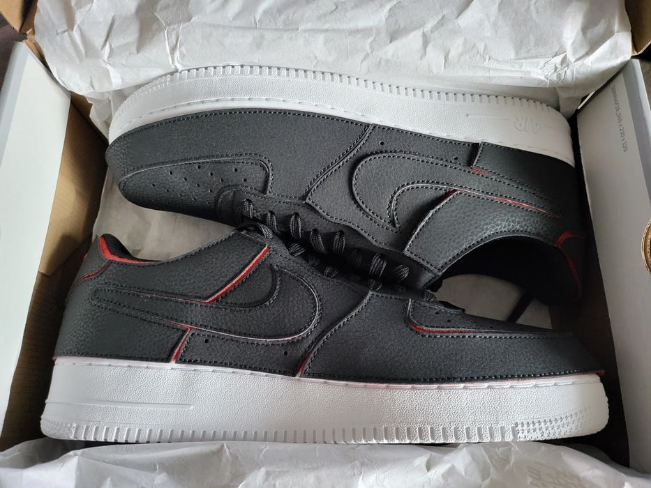 Nike Air Force 1 Low 1/1 Black Chile Red Pine Green уникални